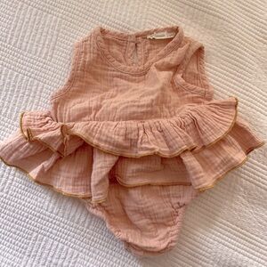 Fin & Vince Ruffle Onesie